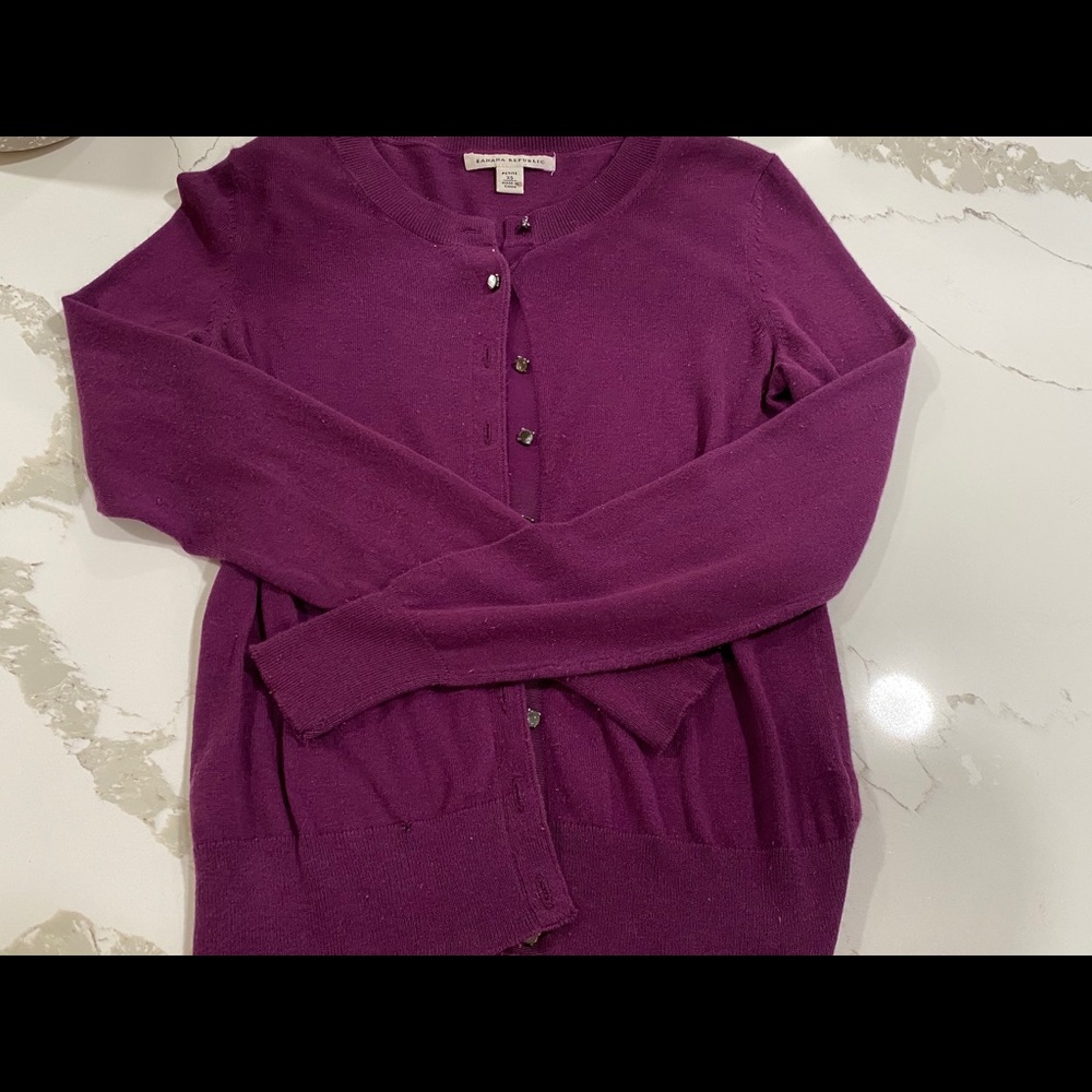 🍀Banana republic cardigan sz xs petite